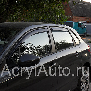 Дефлекторы боковых окон CITROEN C4 5дв. хэтчбек 2010~ 