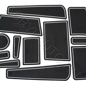 Коврики в ниши салона Lada Priora  (кромка белая)