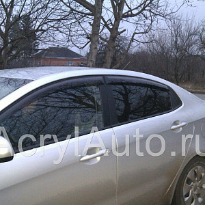 Дефлекторы боковых окон KIA Rio седан 2011-2017
