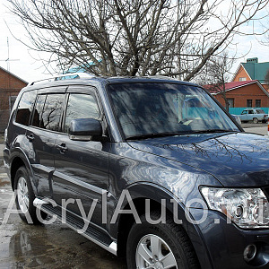 Дефлекторы боковых окон MITSUBISHI Pajero 4 2007~ / Pajero 3 1999-2006