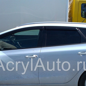 Дефлекторы боковых окон KIA Ceed универсал 2012-2018