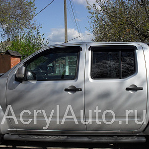 Дефлекторы боковых окон NISSAN Navara 2005~ 