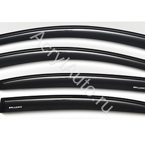Дефлекторы боковых окон BRILLIANCE H530 седан 2014~