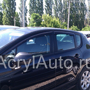 Дефлекторы боковых окон PEUGEOT 3008  2009~ 