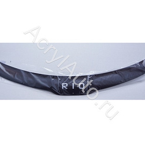 Дефлектор капота KIA Rio 2011-2017 (Евро)