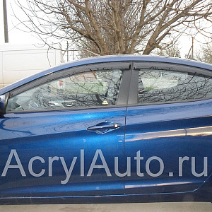 Дефлекторы боковых окон HYUNDAI Elantra 2011-2016