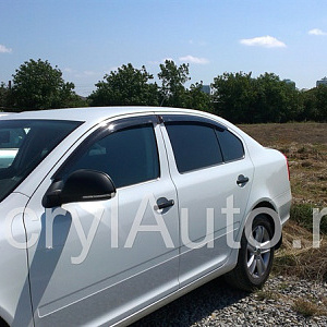 Дефлекторы боковых окон SKODA Octavia A5 2004-2013