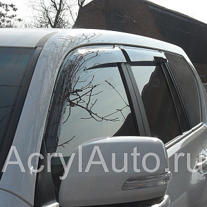 Дефлекторы боковых окон TOYOTA Land Cruiser Prado 150 2009-2023 / LEXUS GX 460 