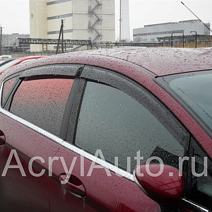 Дефлекторы боковых окон FORD Fiesta 5дв. хэтчбек 2008-2013